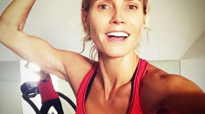 Heidi Klum 'Nggak' Takut Tampil Tanpa Makeup | via: Instagram 