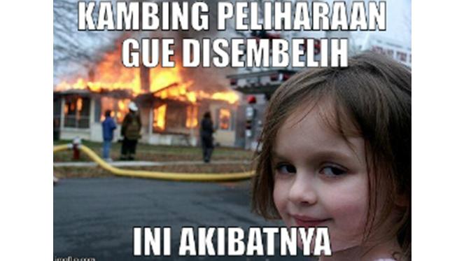 Kambing peliharaan gue disembelih. (Via: sobatandroid.com)