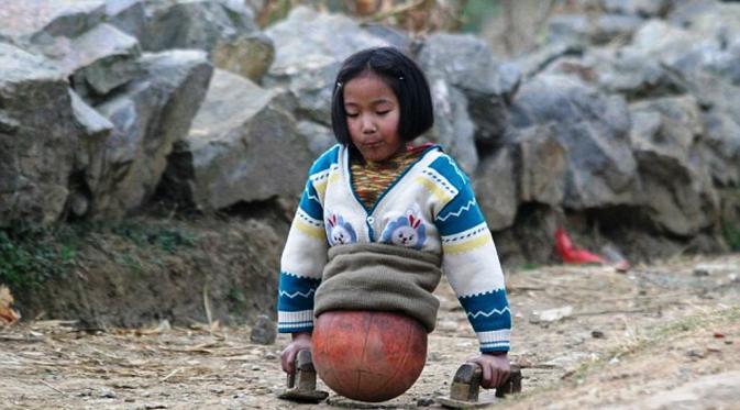 Qian Hongyan mendapat julukan 'gadis bola basket' (Reuters)